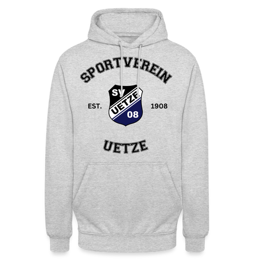 SV Uetze 08 Collage Unisex Hoodie flex - Hellgrau meliert