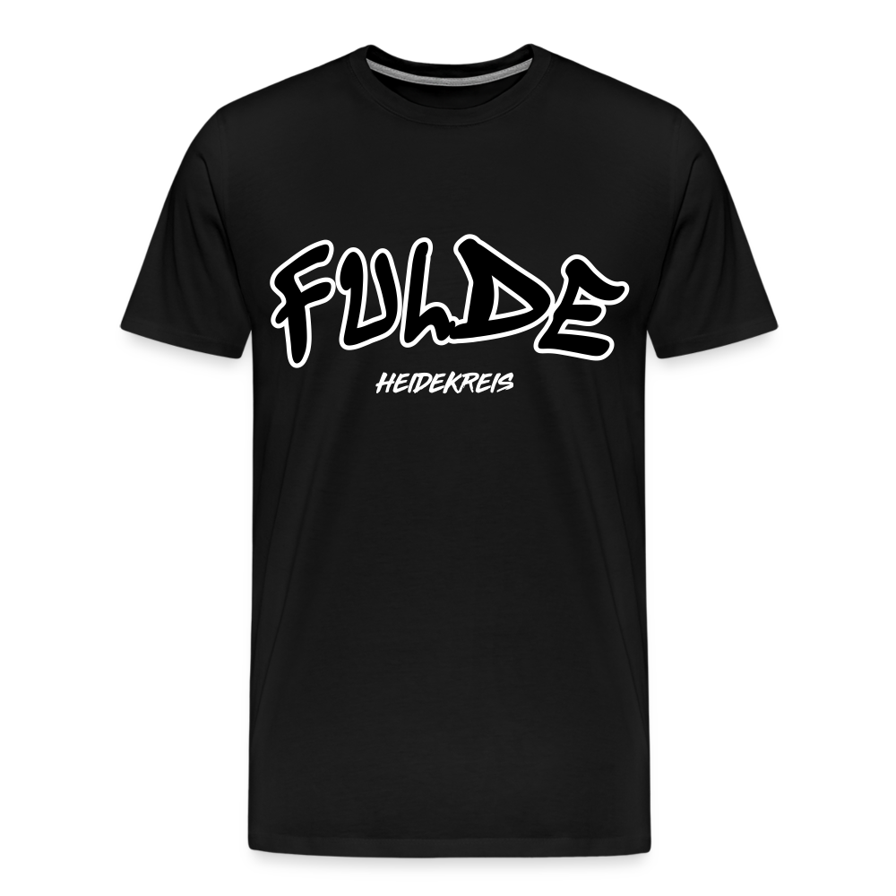 Fulde Heidekreis Premium T-Shirt flex - Schwarz