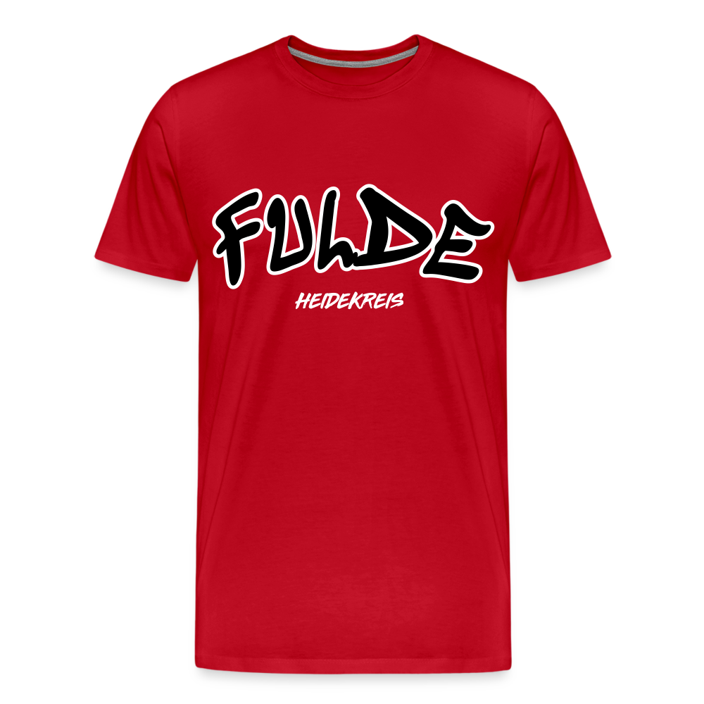 Fulde Heidekreis Premium T-Shirt flex - Rot