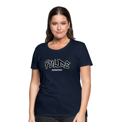 Fulde Heidekreis Frauen Premium T-Shirt flex - Navy