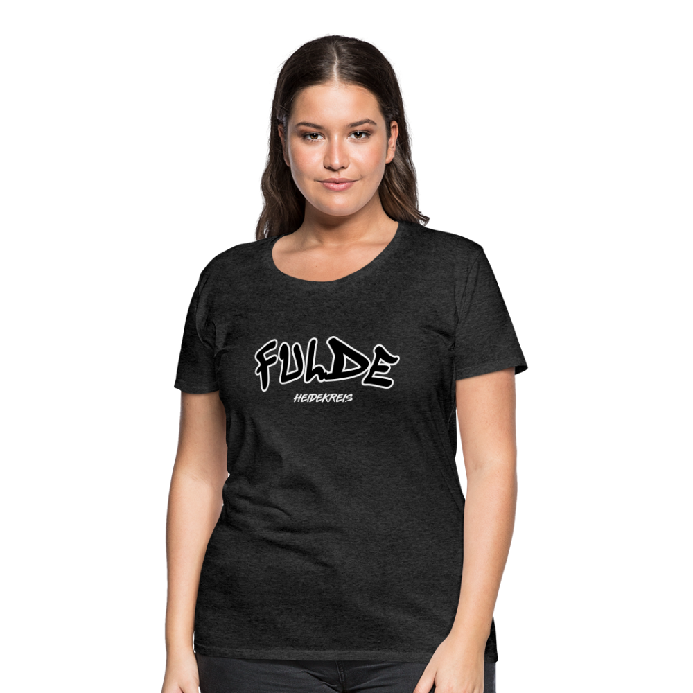 Fulde Heidekreis Frauen Premium T-Shirt flex - Anthrazit