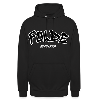 Fulde Heidekreis Unisex Hoodie flex - Schwarz