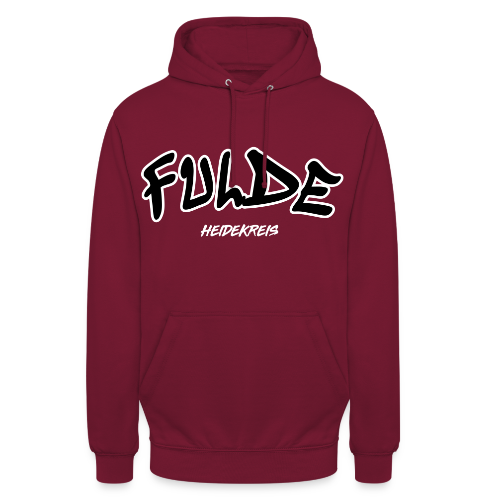 Fulde Heidekreis Unisex Hoodie flex - Bordeaux