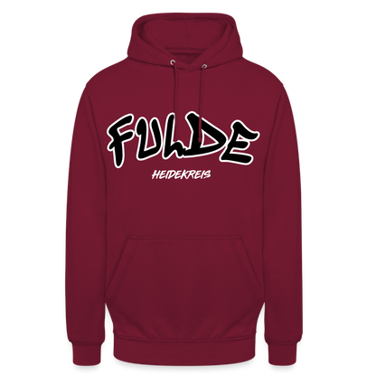 Fulde Heidekreis Unisex Hoodie flex - Bordeaux