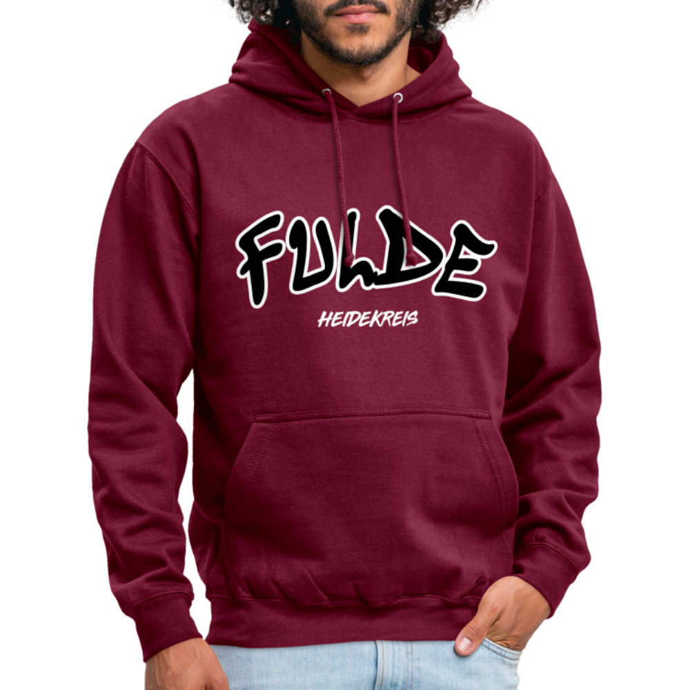 Fulde Heidekreis Unisex Hoodie flex - Bordeaux