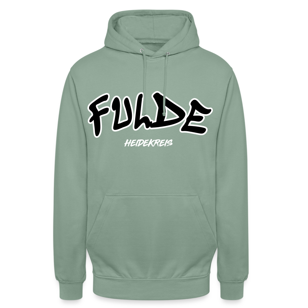 Fulde Heidekreis Unisex Hoodie flex - Graugrün