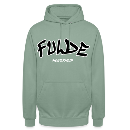 Fulde Heidekreis Unisex Hoodie flex - Graugrün