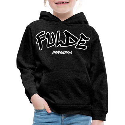 Fulde Heidekreis Kinder Premium Hoodie flex - Anthrazit