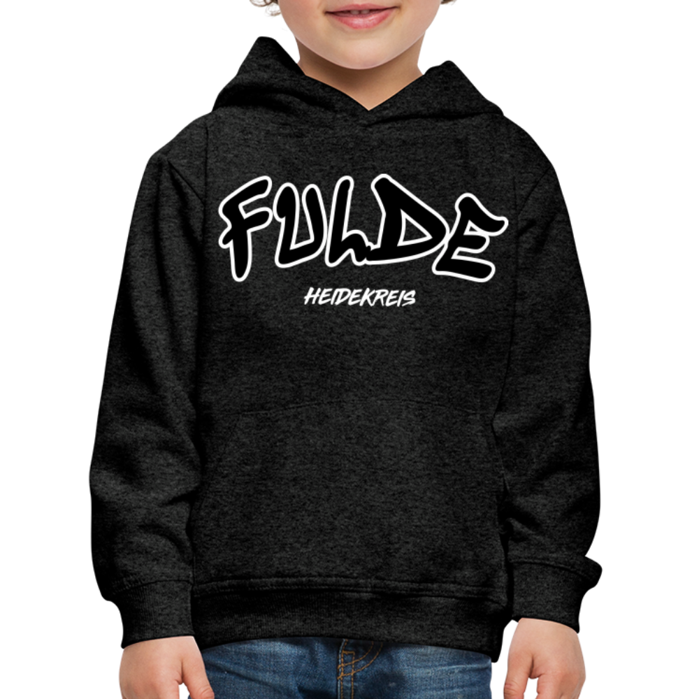 Fulde Heidekreis Kinder Premium Hoodie flex - Anthrazit