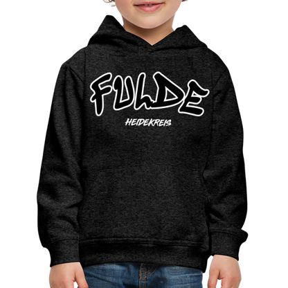 Fulde Heidekreis Kinder Premium Hoodie flex - Anthrazit