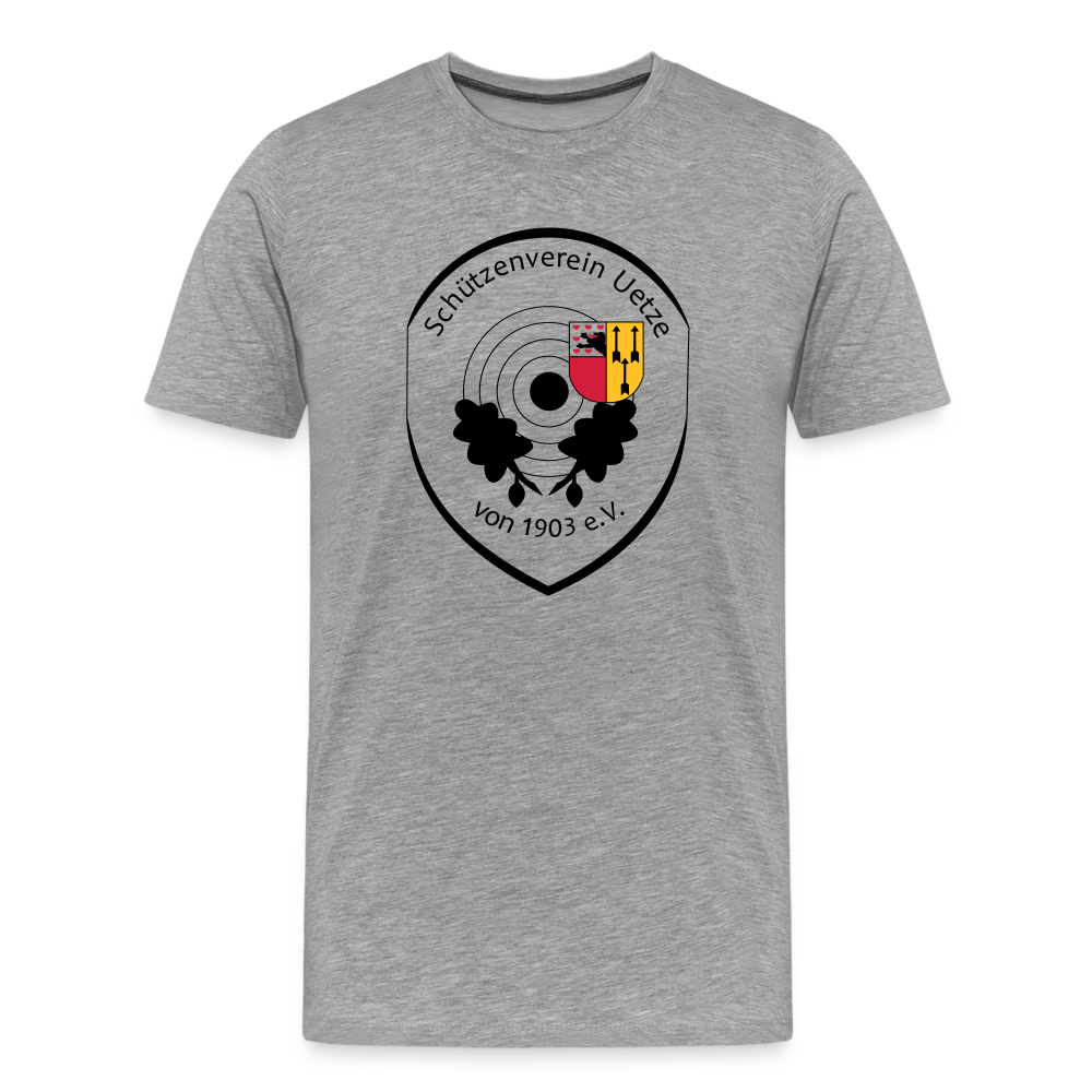 Schützenverein Uetze Premium T-Shirt flex - Grau meliert