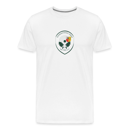 Schützenverein Uetze unisex Premium T-Shirt Logo - Weiß