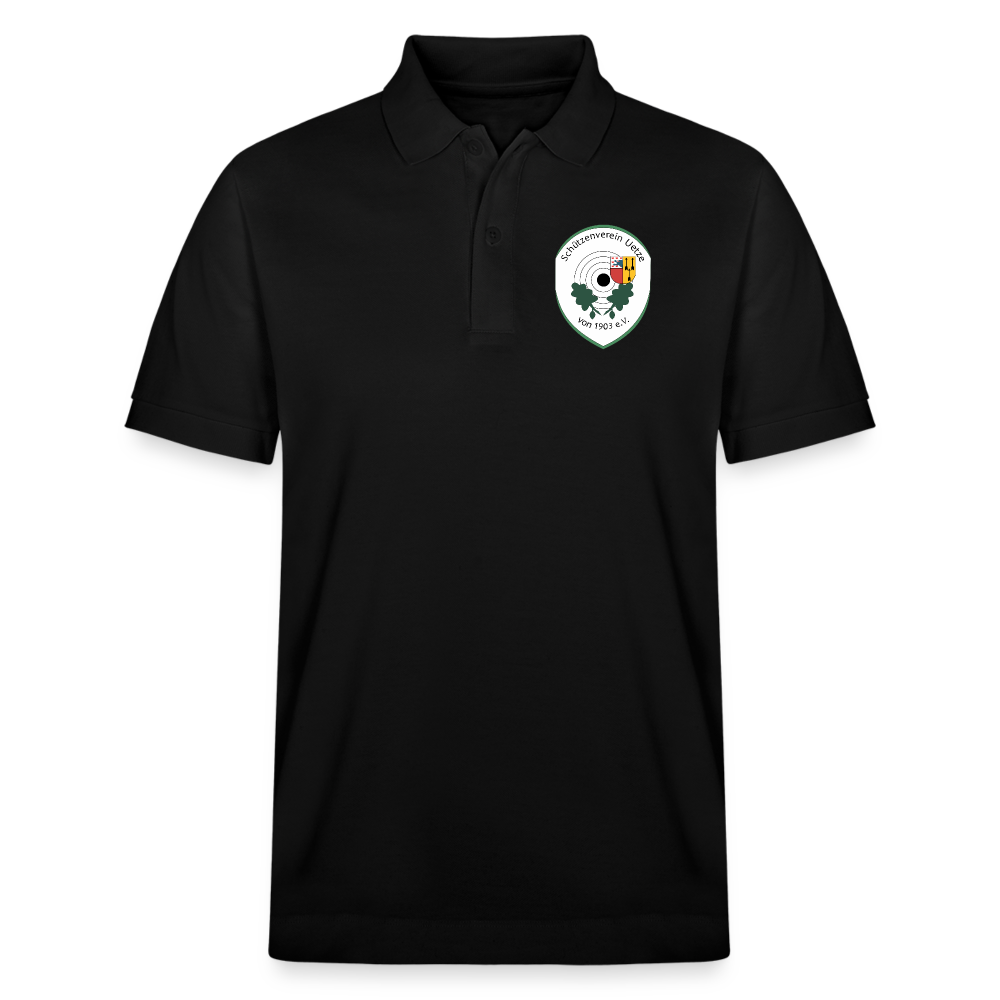 Schützenverein Uetze Unisex Bio-Poloshirt - Schwarz