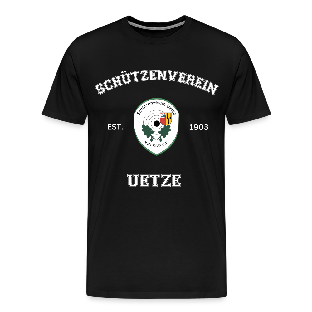 Schützenverein Uetze unisex Collage T-Shirt - Schwarz