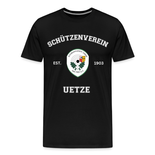 Schützenverein Uetze unisex Collage T-Shirt - Schwarz