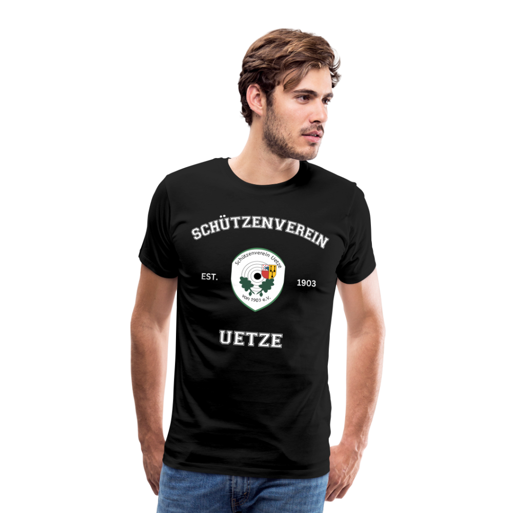 Schützenverein Uetze unisex Collage T-Shirt - Schwarz