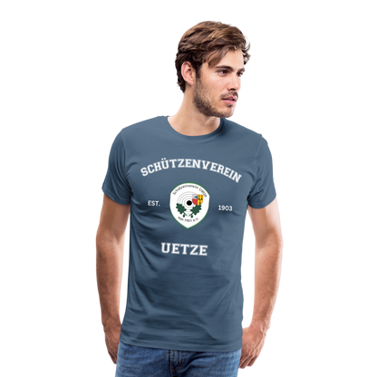 Schützenverein Uetze unisex Collage T-Shirt - Blaugrau