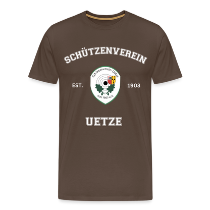 Schützenverein Uetze unisex Collage T-Shirt - Edelbraun