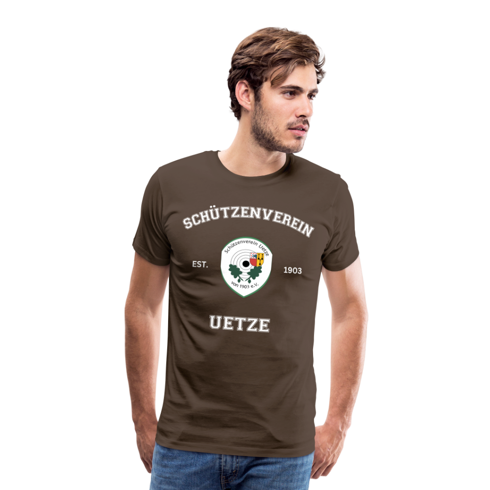 Schützenverein Uetze unisex Collage T-Shirt - Edelbraun