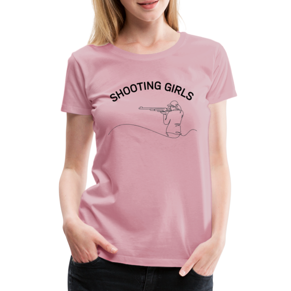 Schützenverein Uetze Frauen Premium T-Shirt Shooting Girls - Hellrosa