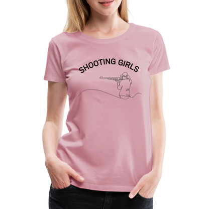 Schützenverein Uetze Frauen Premium T-Shirt Shooting Girls - Hellrosa