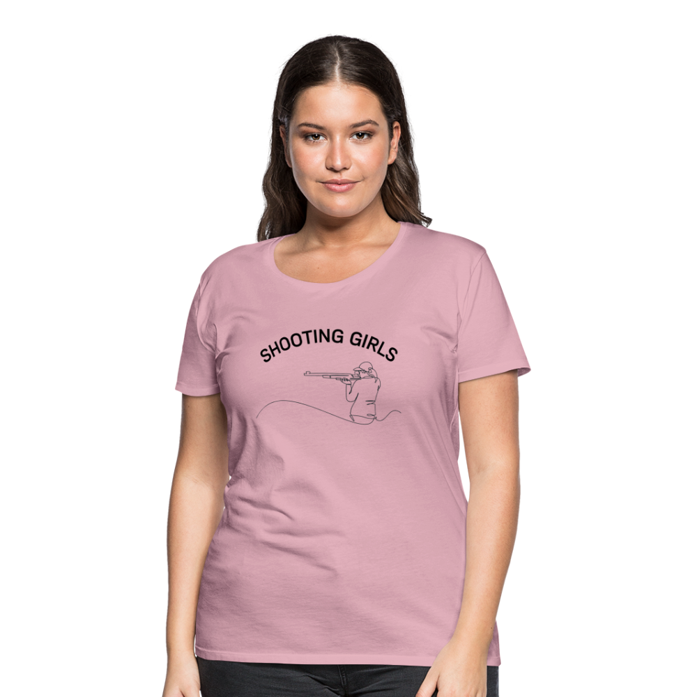 Schützenverein Uetze Frauen Premium T-Shirt Shooting Girls - Hellrosa