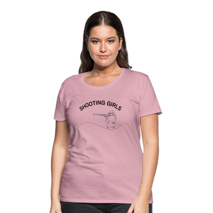 Schützenverein Uetze Frauen Premium T-Shirt Shooting Girls - Hellrosa