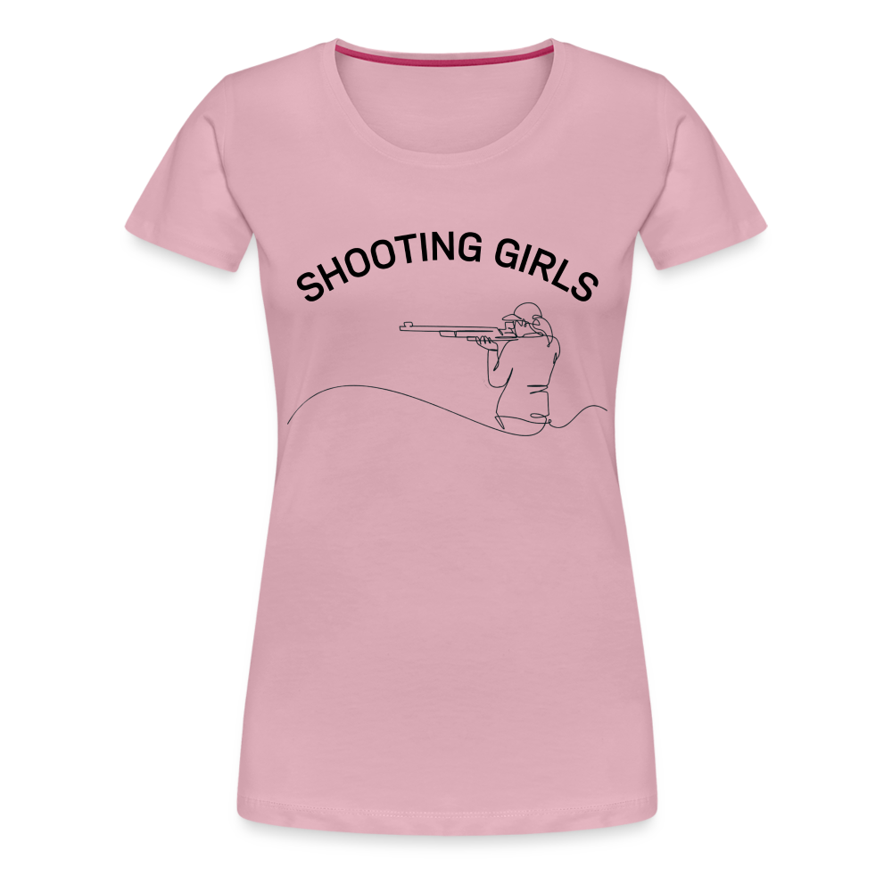 Schützenverein Uetze Frauen Premium T-Shirt Shooting Girls - Hellrosa