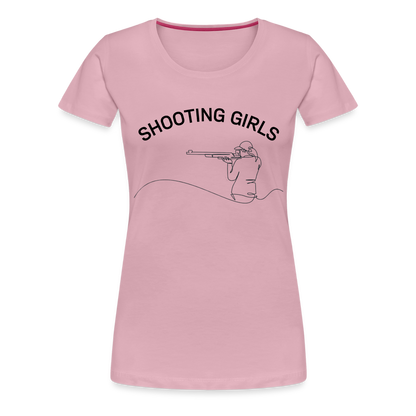 Schützenverein Uetze Frauen Premium T-Shirt Shooting Girls - Hellrosa