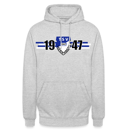 TSV Isernhagen Unisex Hoodie 1947 flex - Hellgrau meliert