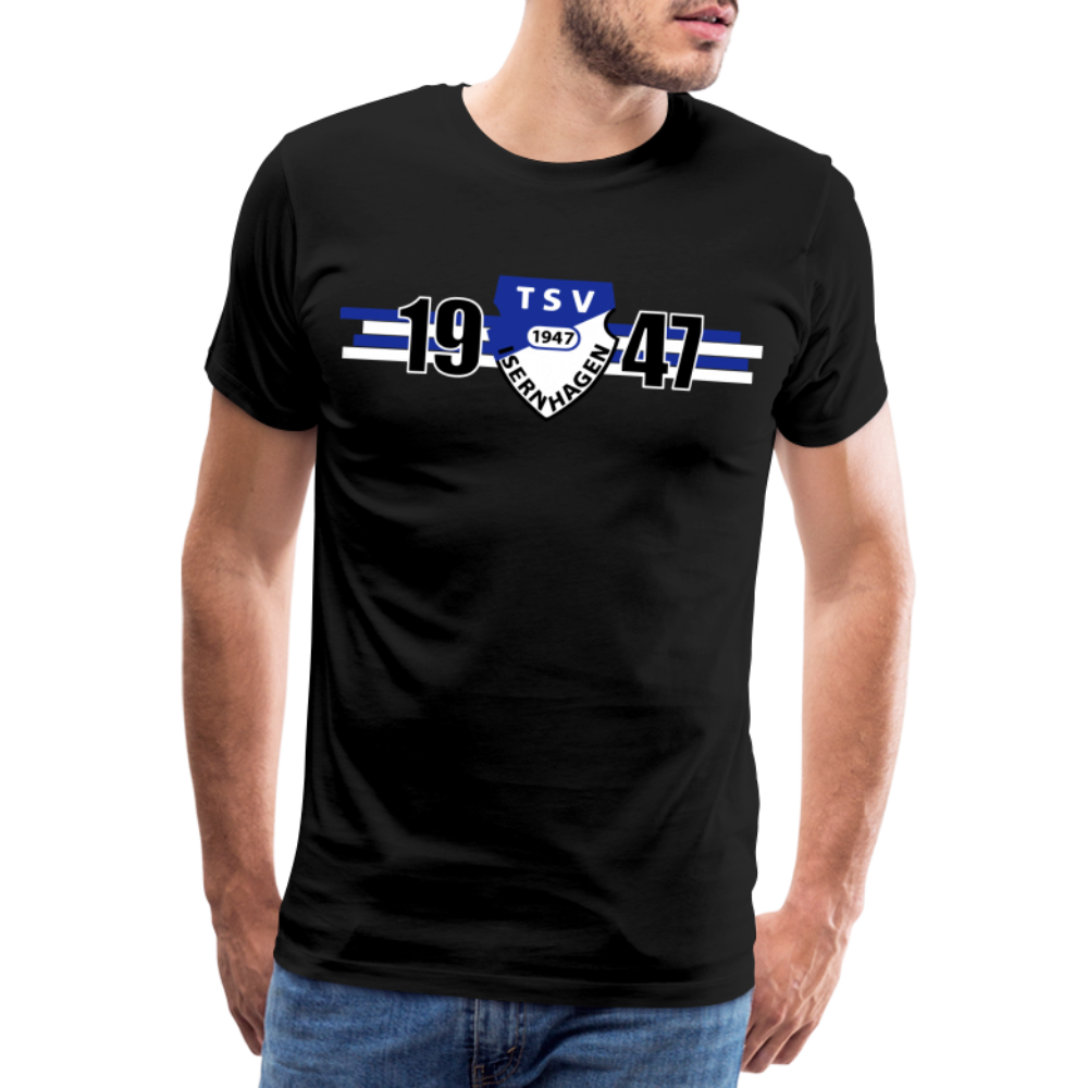 TSV Isernhagen Premium T-Shirt 1947 flex - Schwarz